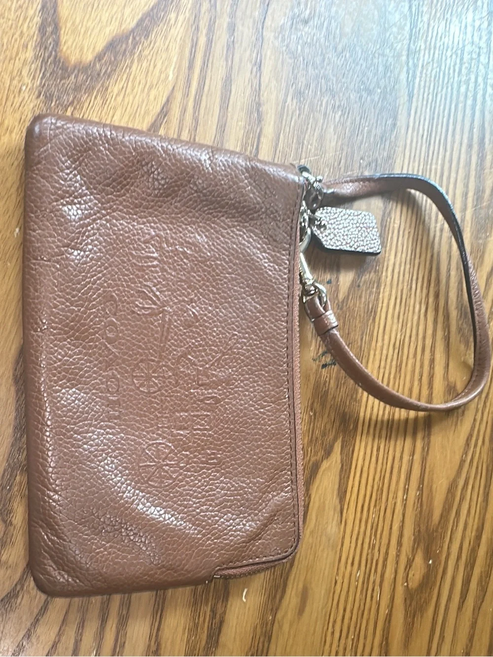 Coach pebbled leather